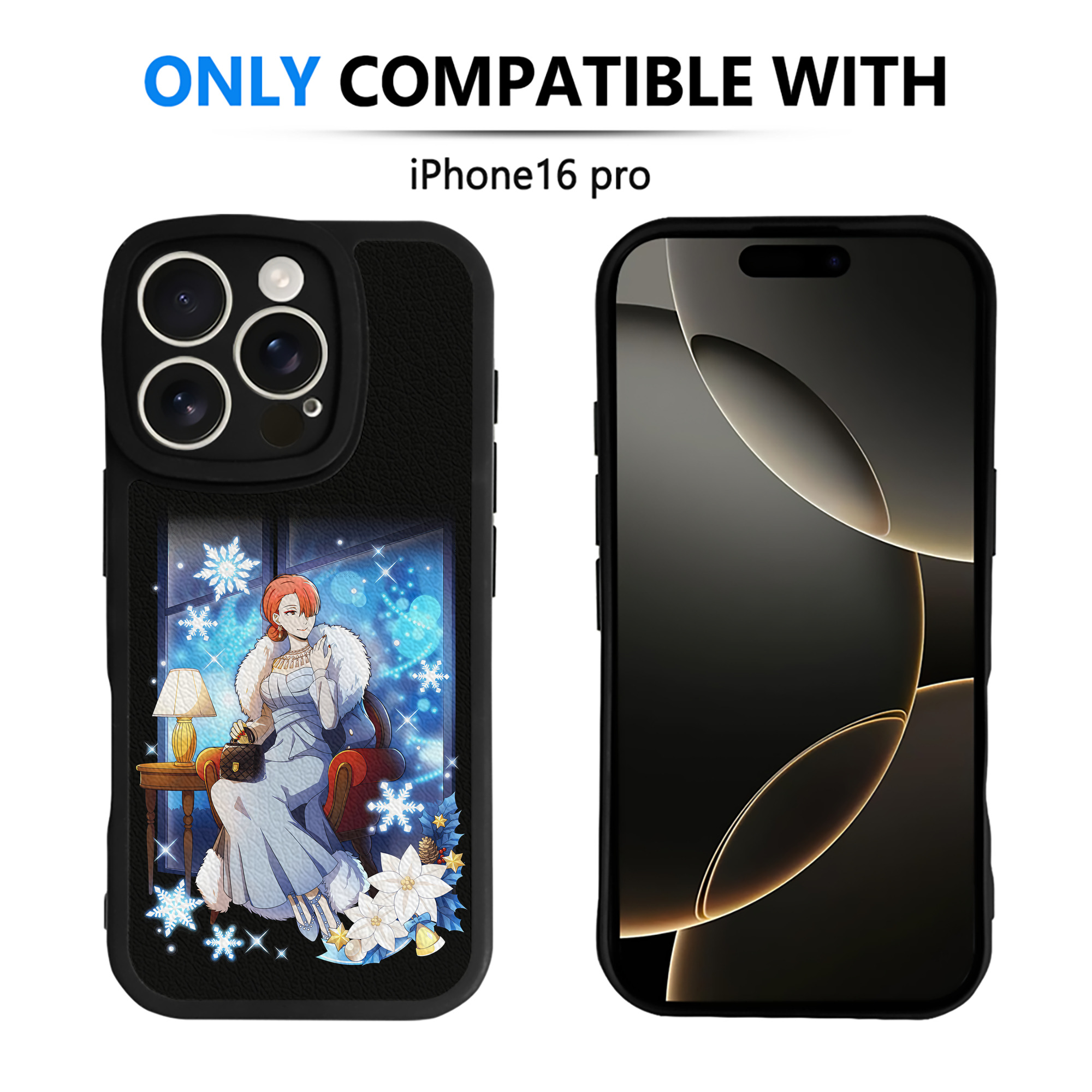 （画像用） 文豪ストレイドッグス Bungo Stray Dogs 【iPhone 16シリーズ対応】シリコンスマホケース（レザー調） 材質：シリコン